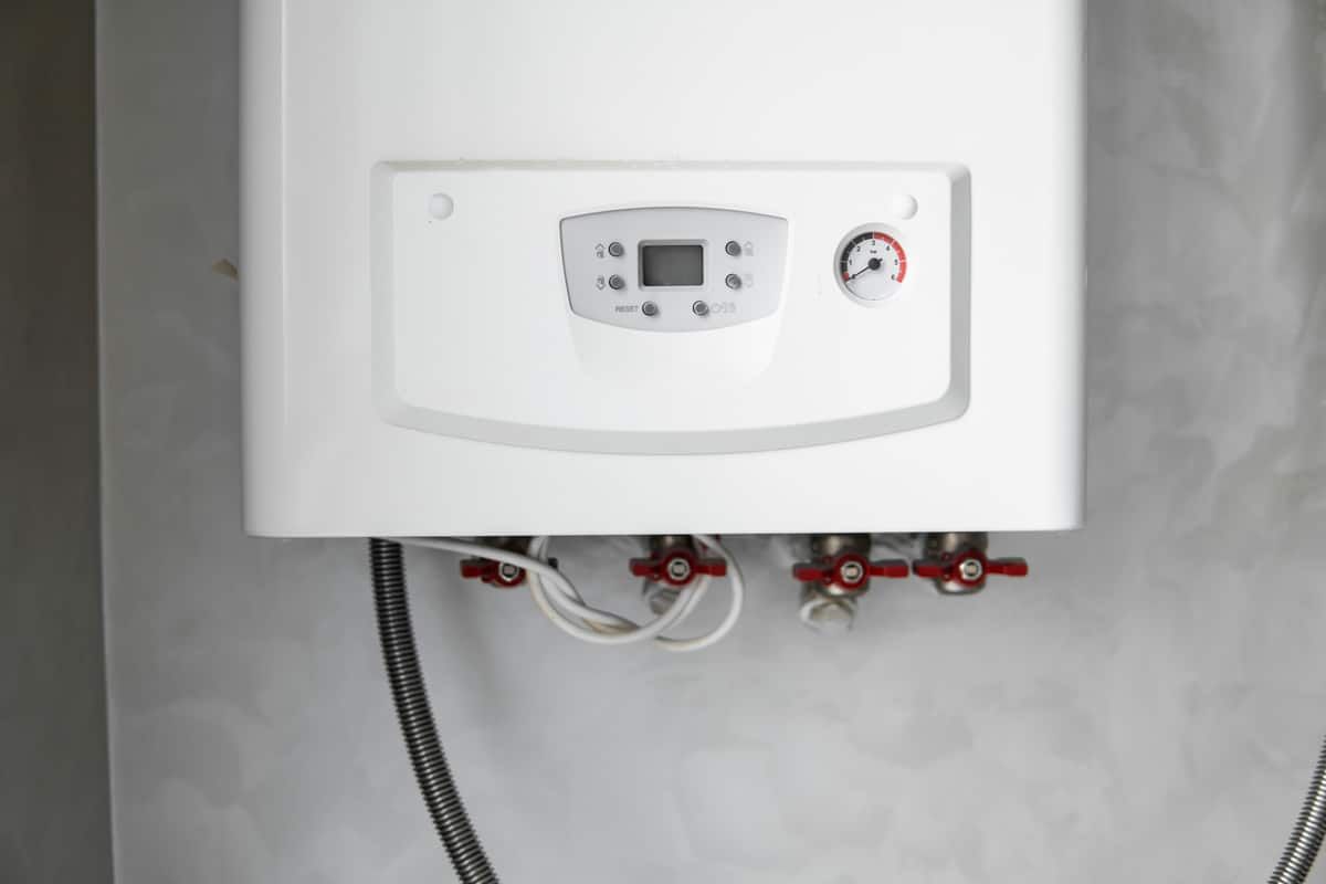 closeup tankless water heater closeup tankless water heater