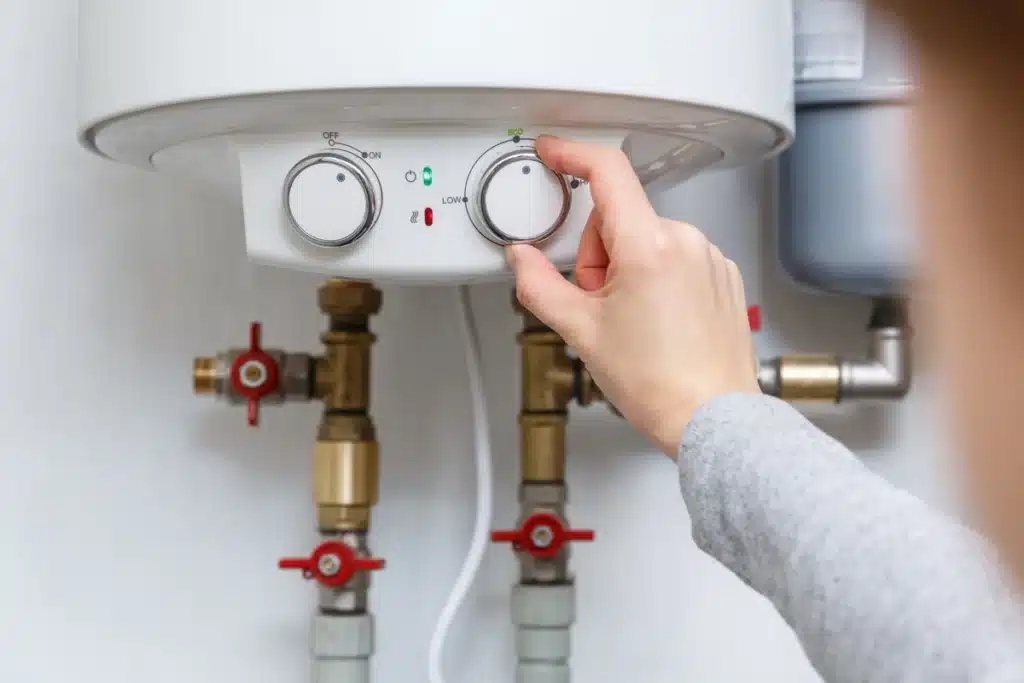 water heater adjustment