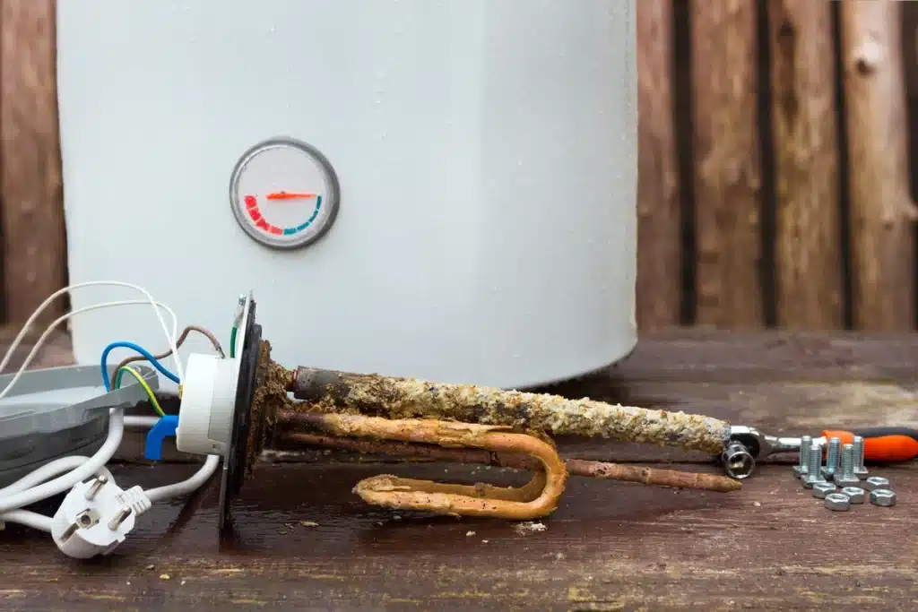 water heater repair-rusted water heater
