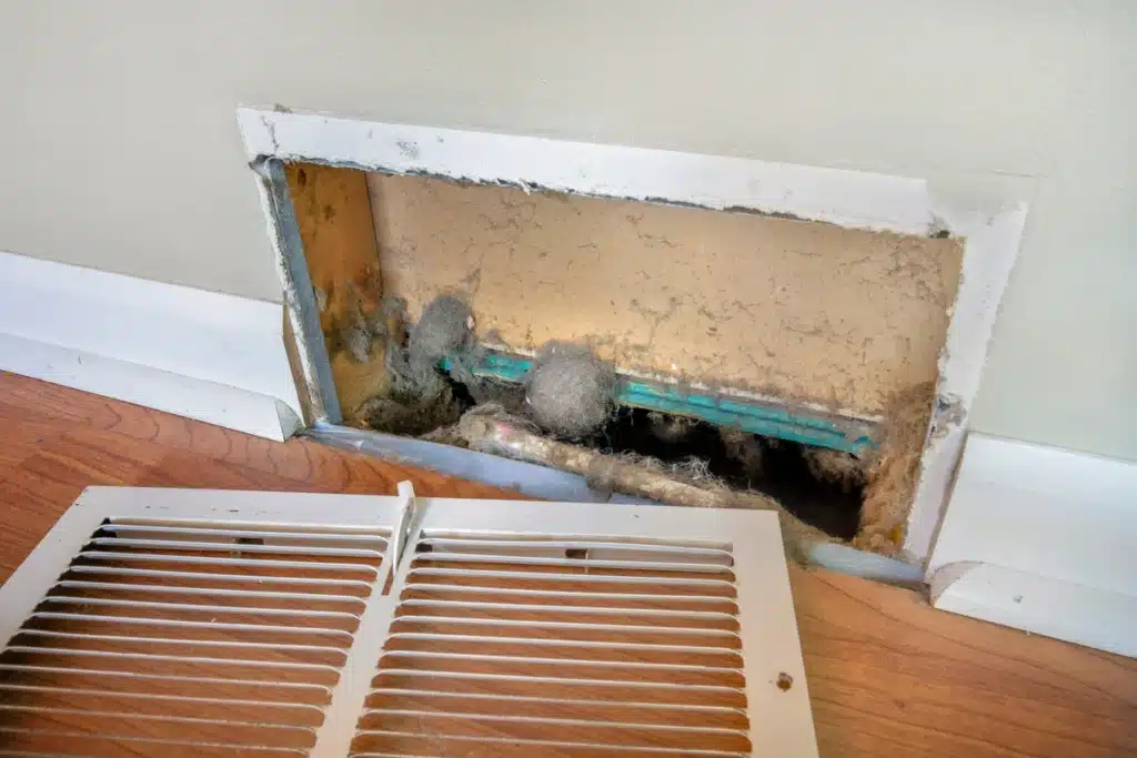 heat not working in house-dirty filters