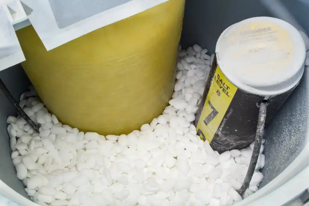 water softener system cost-water softener nearly full of salt tablets