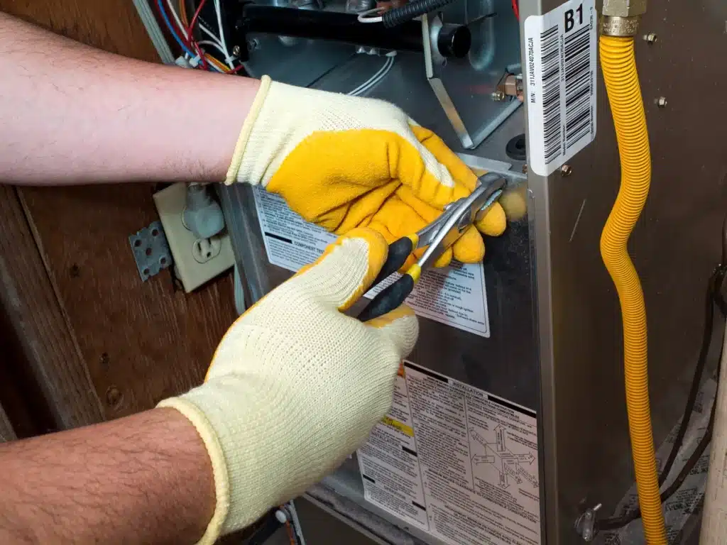 repairing electrical furnace